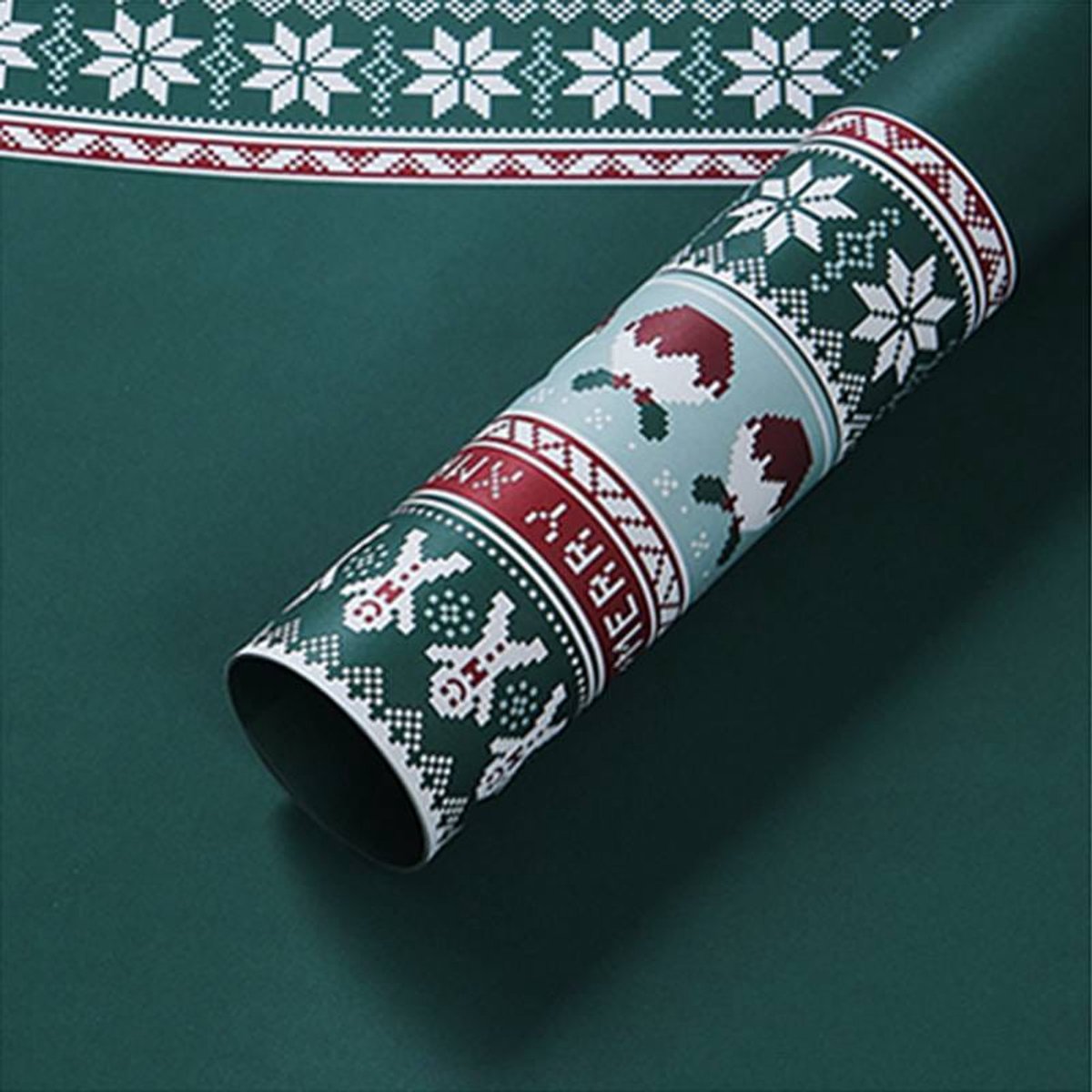 Mech-mech Sweater Serie - Groen Bloemenpapier - 80x52 cm - 10 vellen