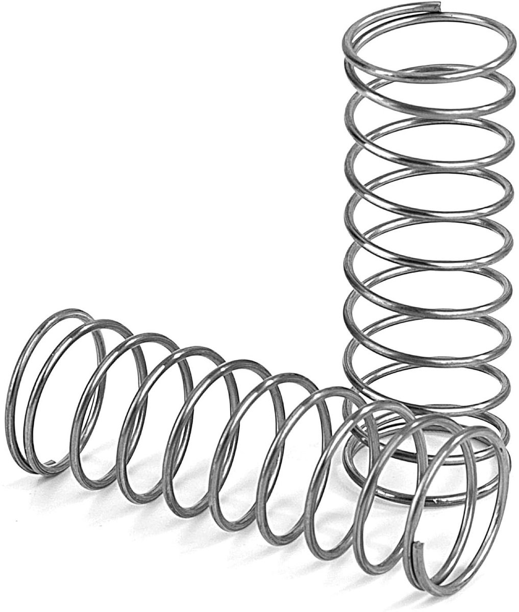 Drukveren Roestvrij Staal - Compressieveren Set - Mechanische Toepassingen - Roest- en Corrosiebestendig - 40mm Lengte 4 Stuks - Metaal