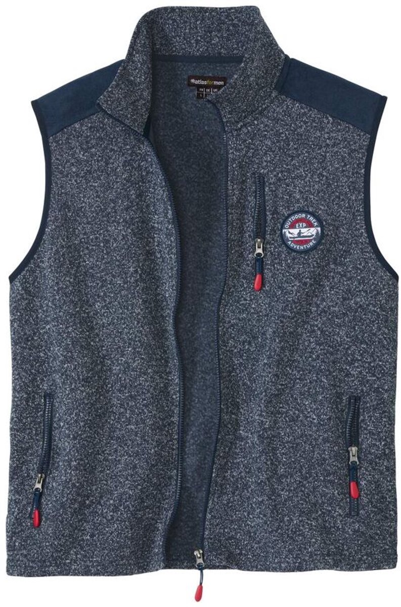 ATLAS FOR MEN - Molton bodywarmer Outdoor - Heren - Verkrijgbaar in grote maten - XXL