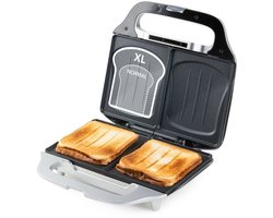 DOMO Sandwich Maker - DO9267C - XXL Platen - Antiaanbaklaag - 900W