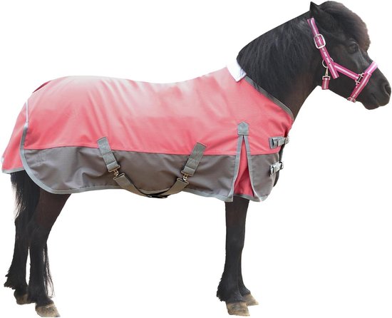 Pony paardendeken - Regendeken veulen - Paard droog houden - 1200D scheurvast materiaal - 75cm - Lila Pony paardendeken - Regendeken veulen - Paard droog houden - 1200D scheurvast materiaal - 75cm - Lila