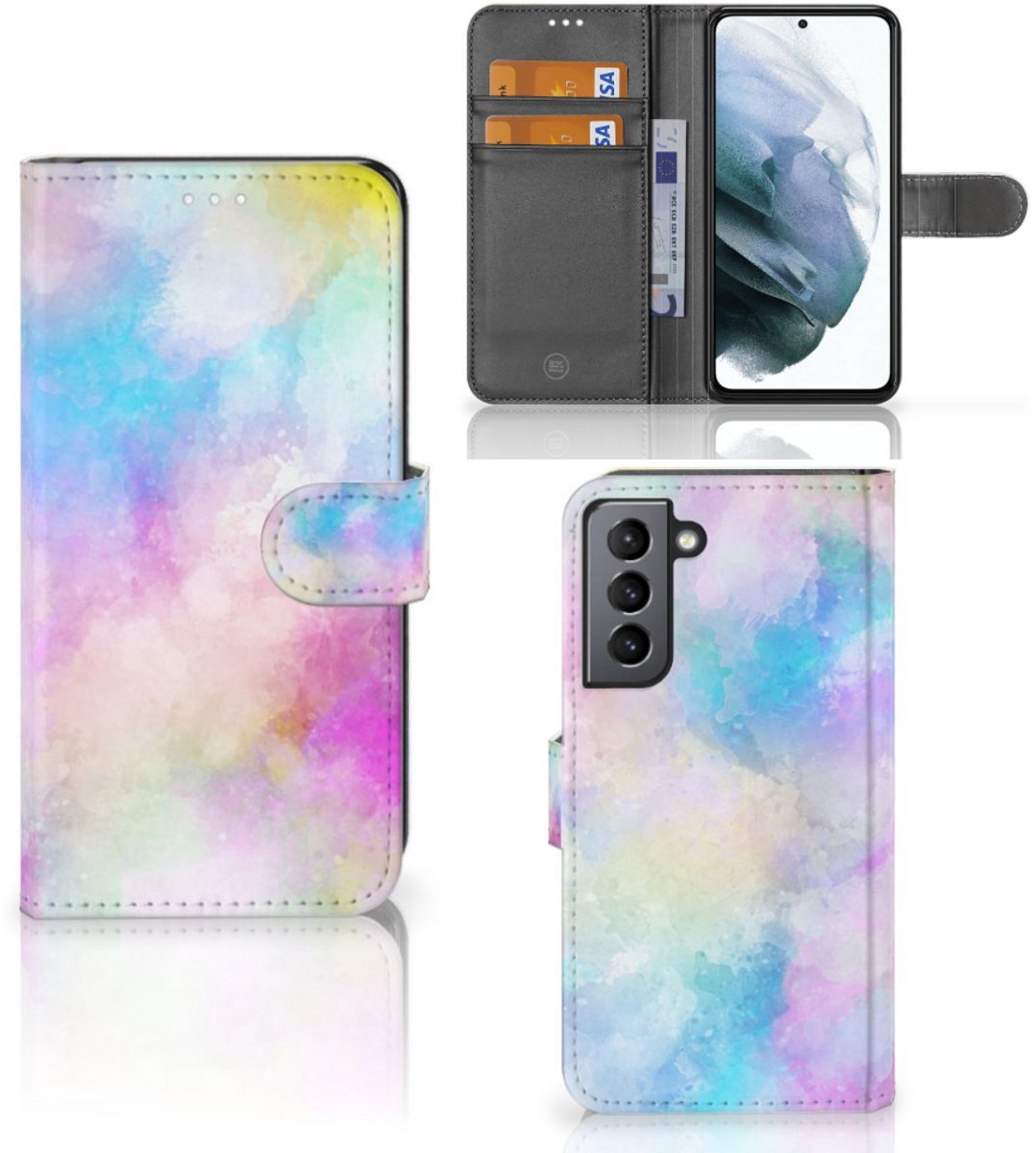Hoesje Samsung Galaxy S21 FE Watercolor Light