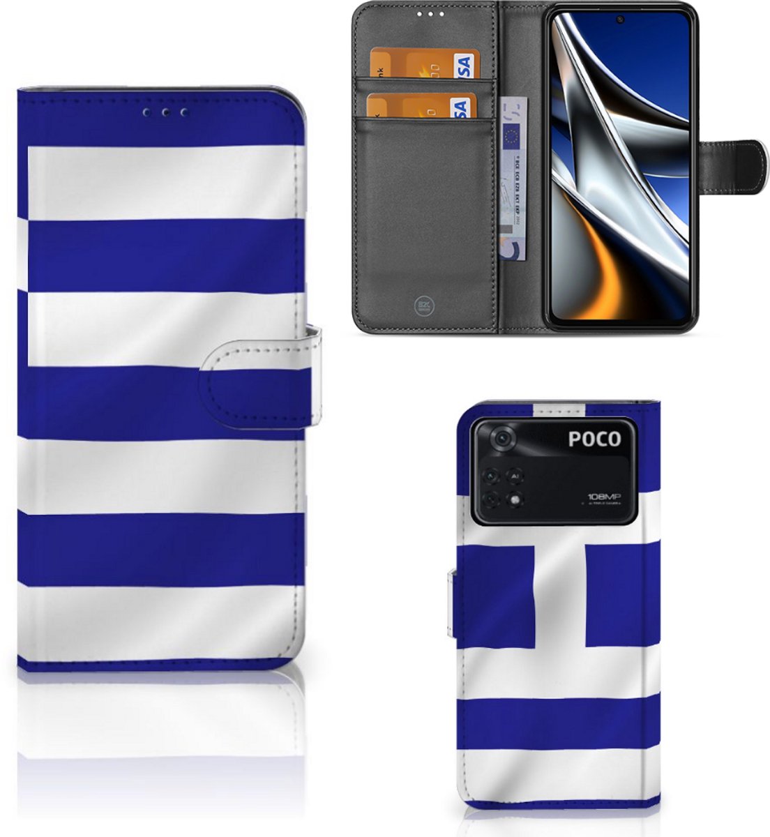 Xiaomi Poco X4 Pro 5G Bookstyle Case Griekenland