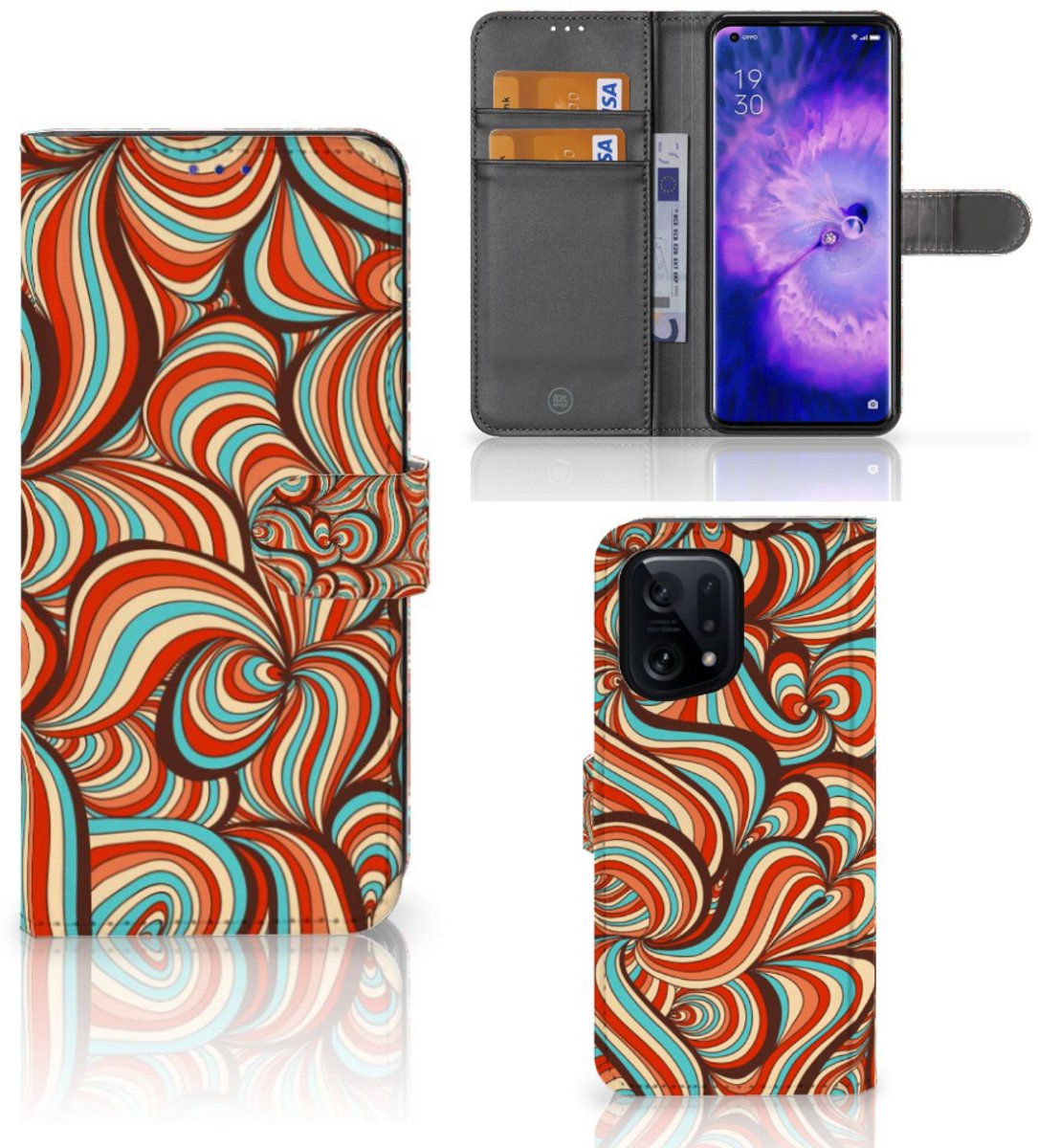 OPPO Find X5 Hoesje Retro