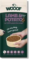 WOOOF Lam en Aardappel Krokante Hondenbrokken 18kg - Graanvrij - Hondenvoer Gevoelige Honden - 18kg