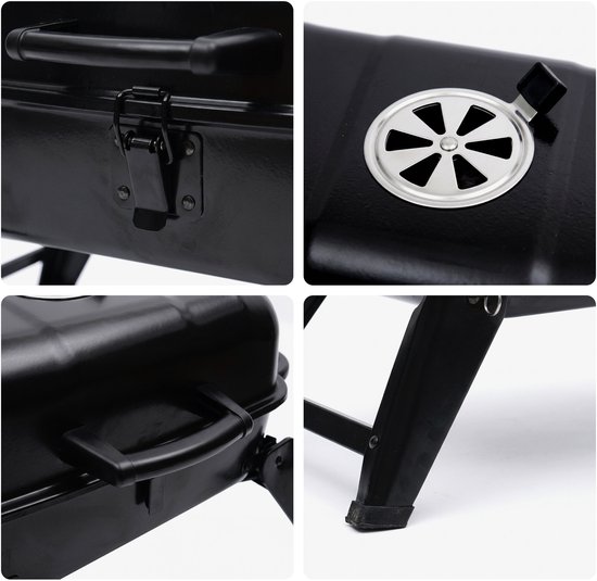 tafelgrill - zwart - 59x34x36 cm - elektrisch — afbeelding 4