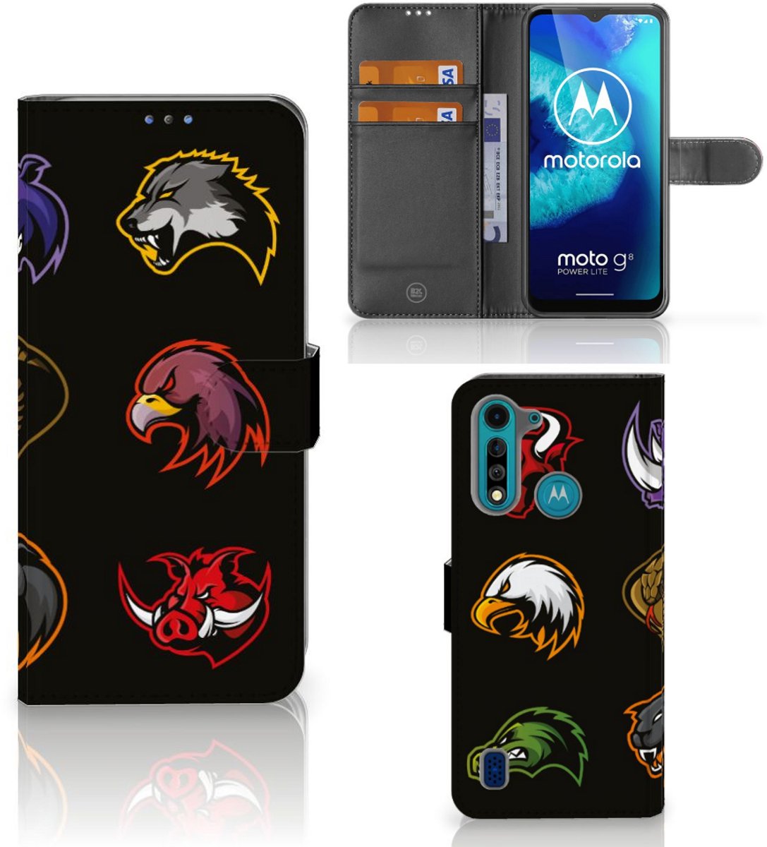 Motorola G8 Power Lite Leuk Hoesje Cartoon