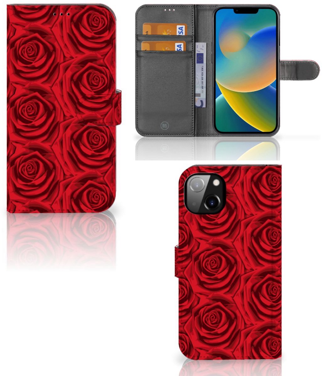 iPhone 14 Plus Hoesje Red Roses