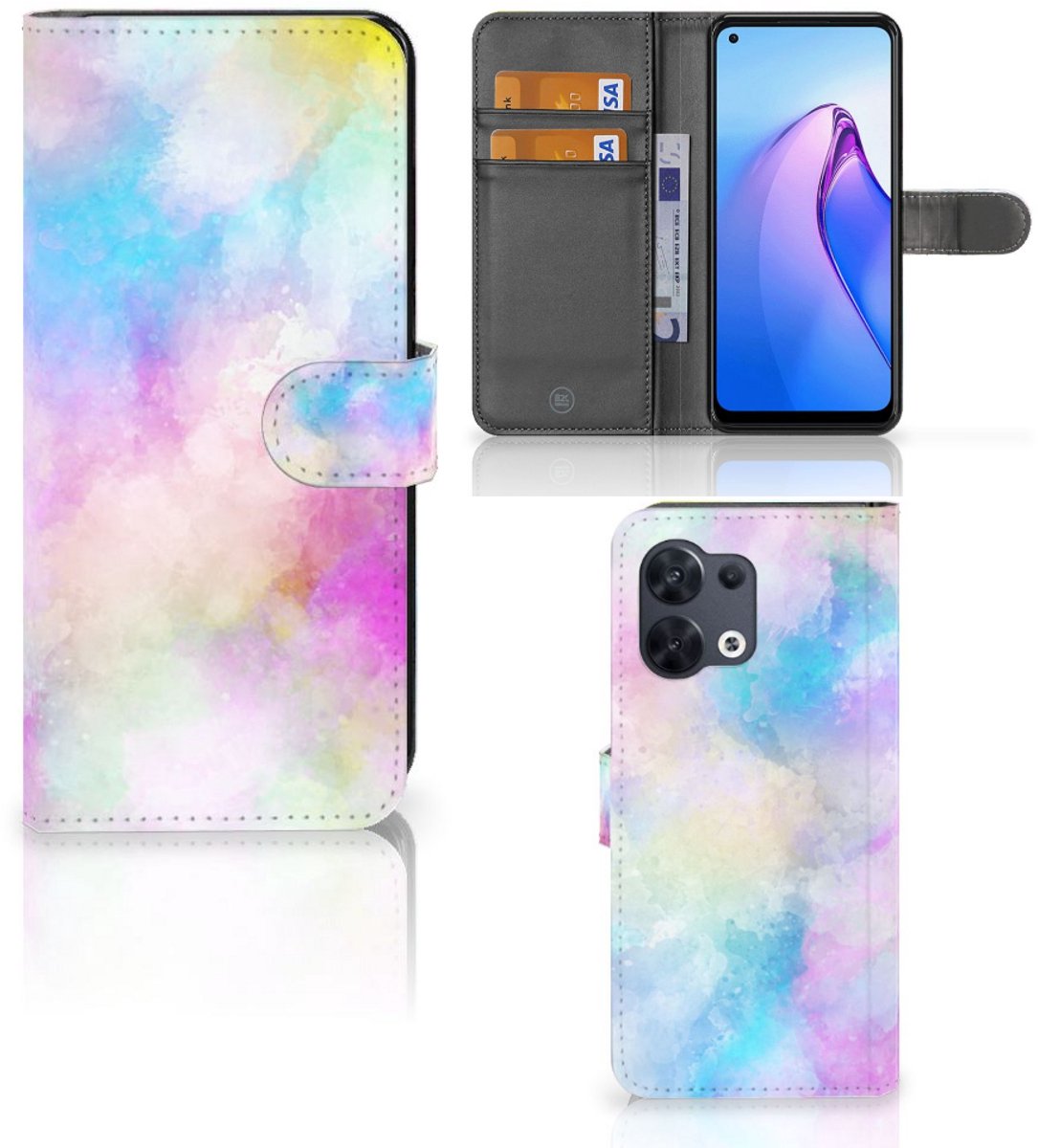 Hoesje OPPO Reno8 Watercolor Light