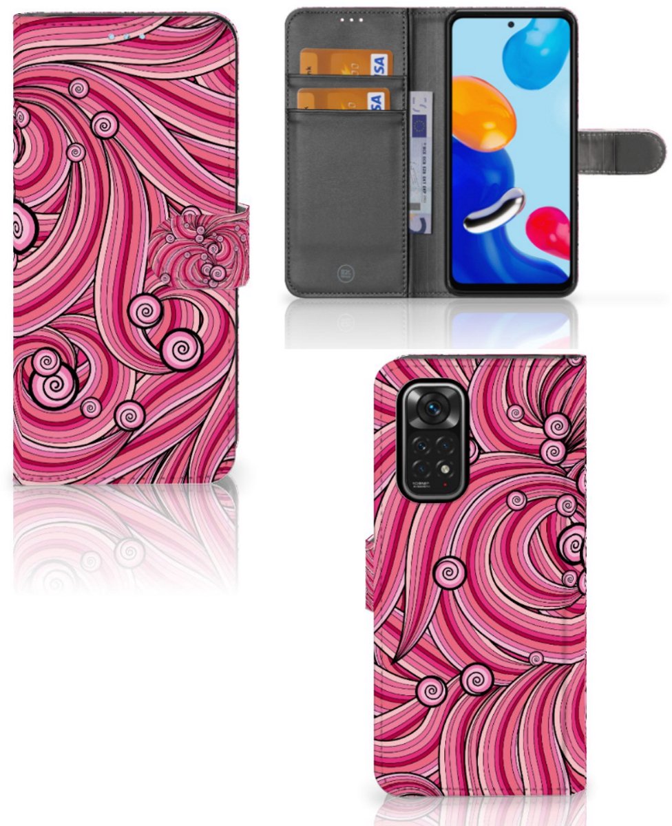 Xiaomi Redmi Note 11/11S Hoesje Swirl Pink