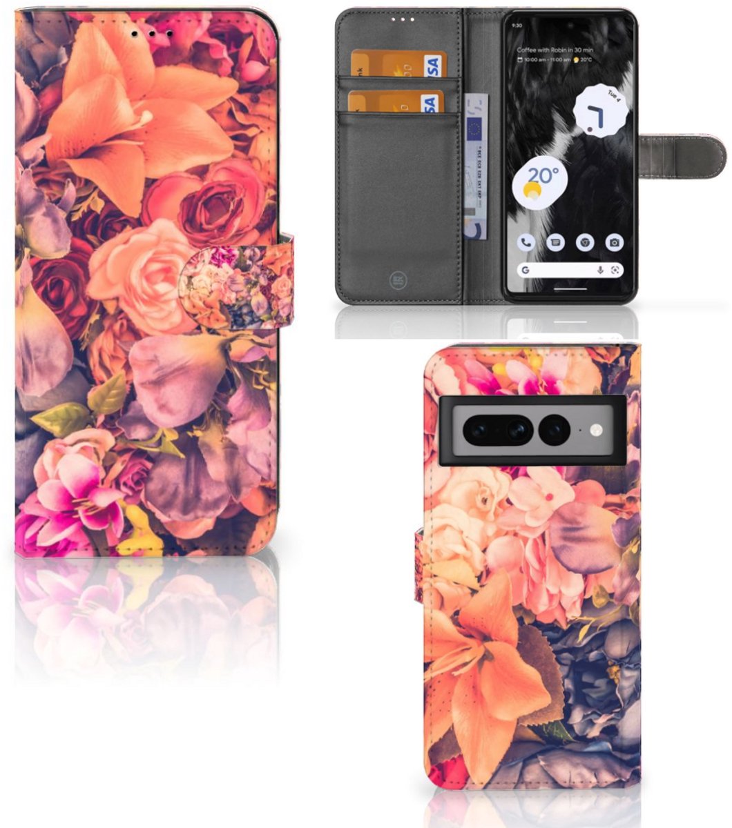 Google Pixel 7 Pro Hoesje Bosje Bloemen