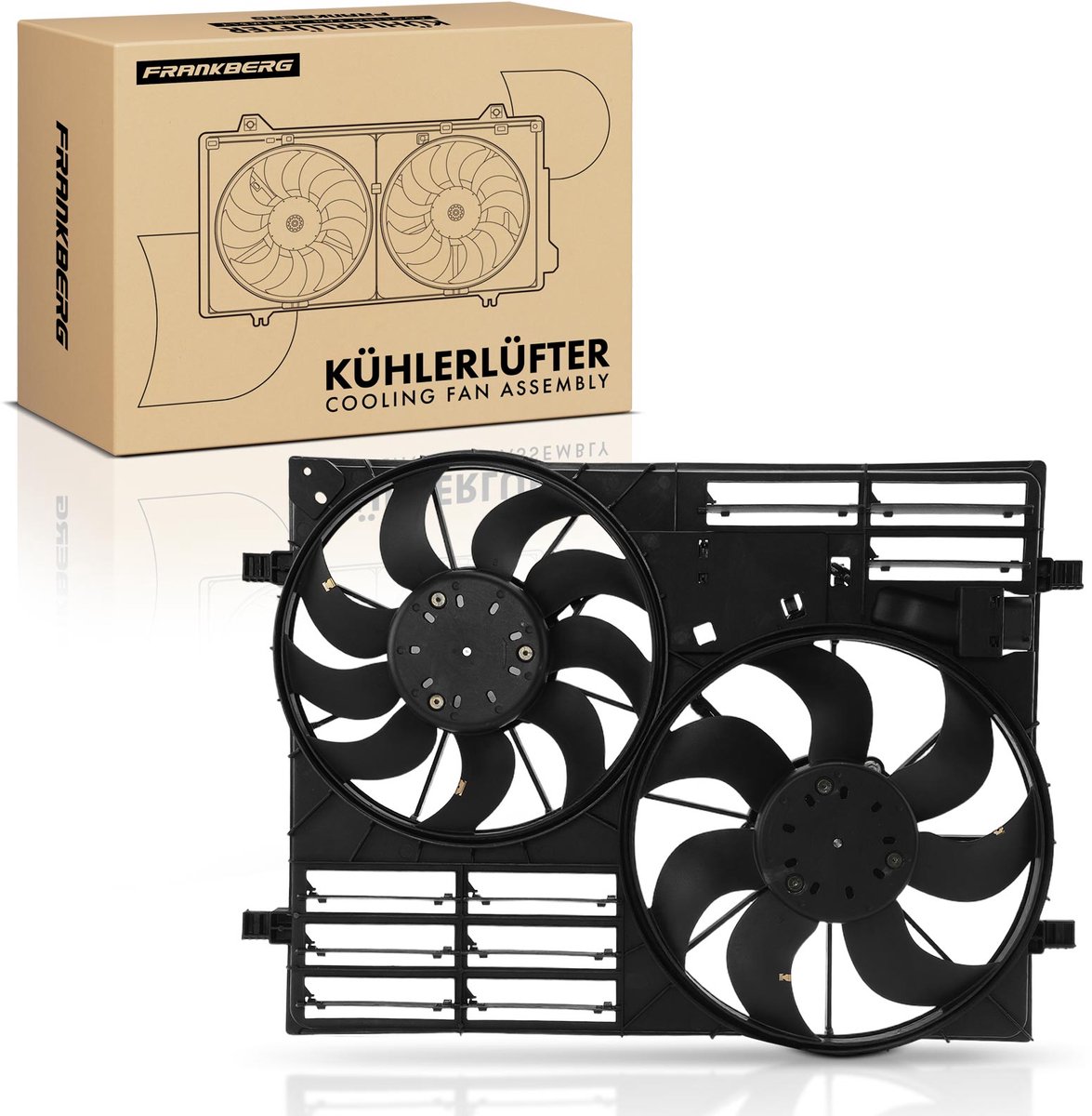 Frankberg 1x koelventilator voor VW Sharan Seat Alhambra