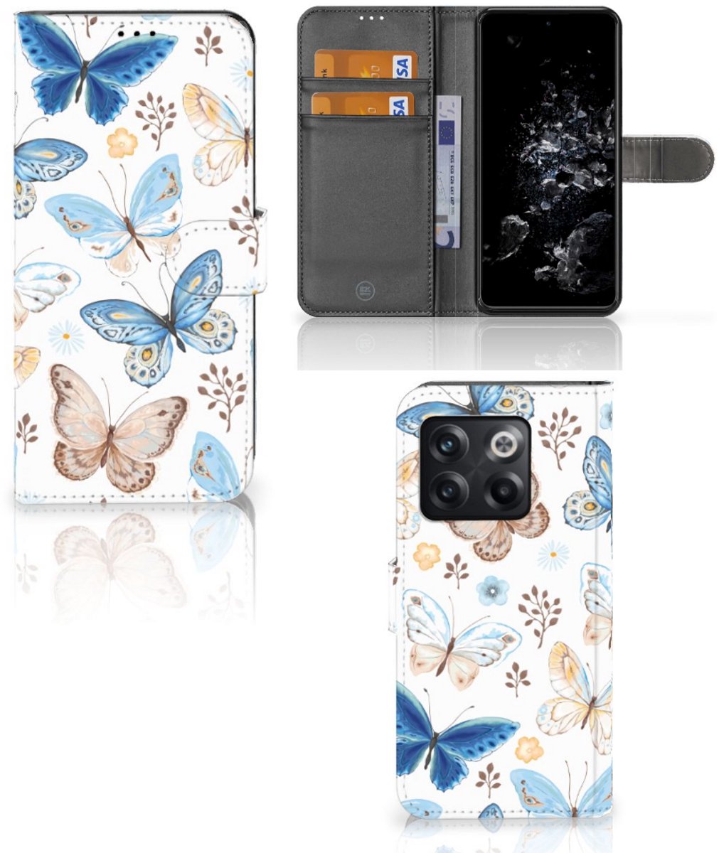 Telefoonhoesje met Pasjes voor OnePlus 10T Vlinder