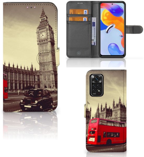 Mobile Bookcase Xiaomi Redmi Note 11 Pro 5G/4G Smartphone Case London