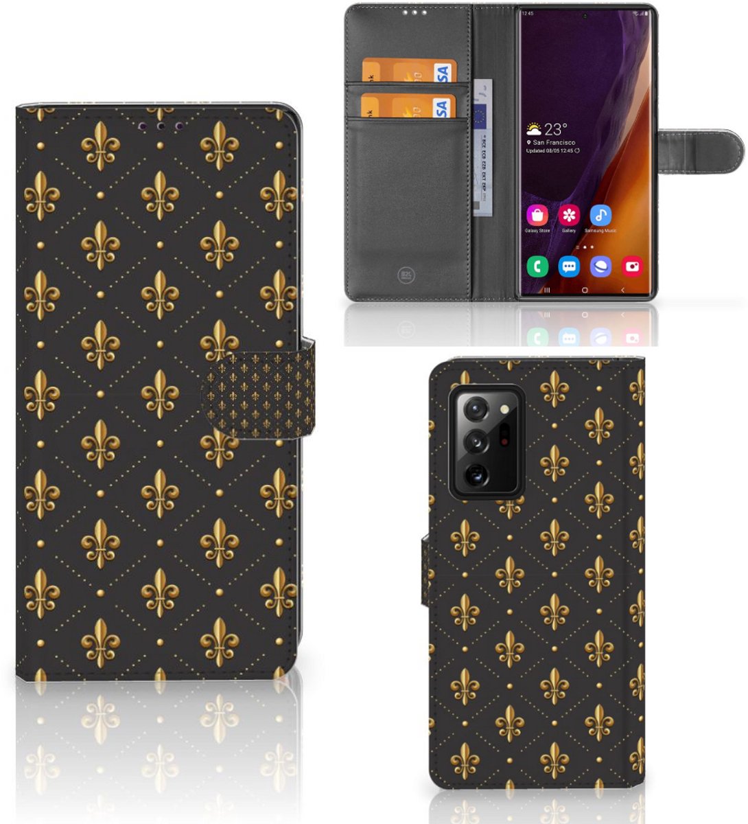 Samsung Galaxy Note20 Ultra Telefoon Hoesje Franse Lelie