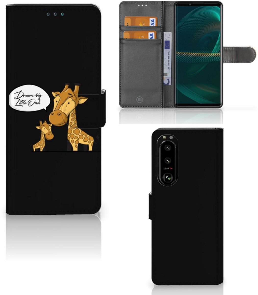 Sony Xperia 5III Leuk Hoesje Giraffe