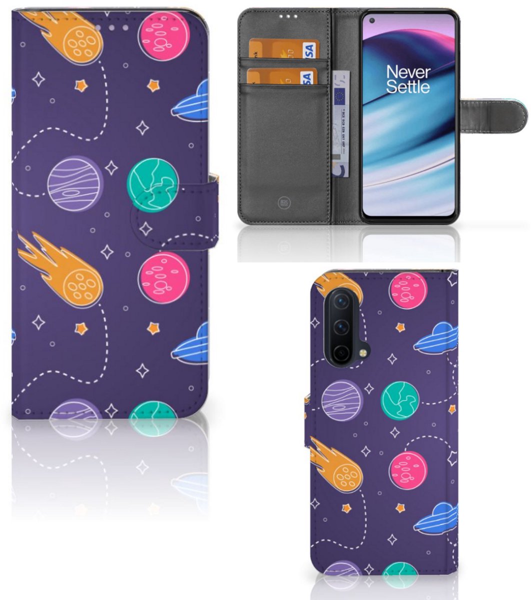 OnePlus Nord CE 5G Wallet Case met Pasjes Space
