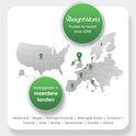 Kaarten van Europa en de VS met pins die aangeven waar WeightWorld berberine verkrijgbaar is.