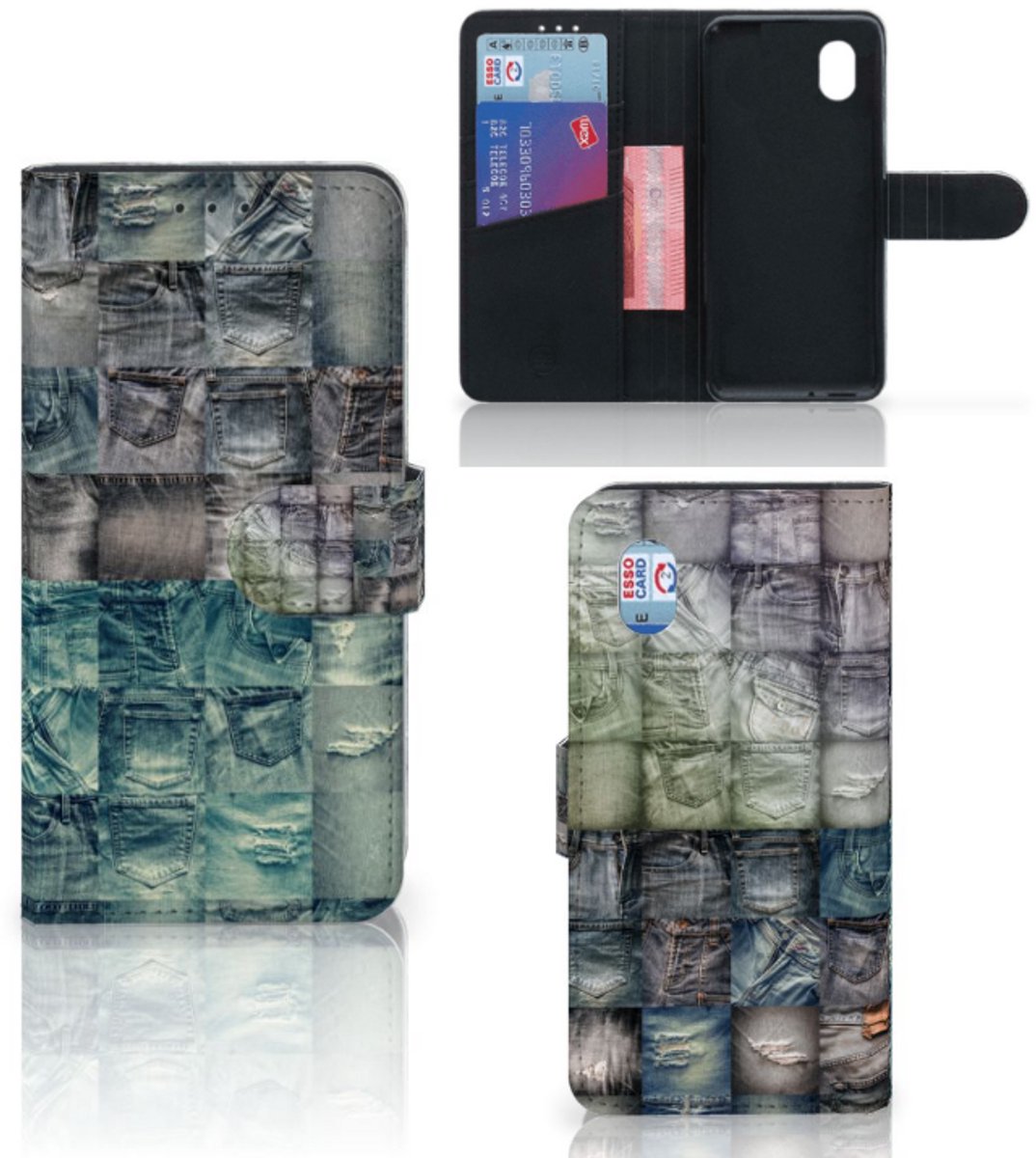 Wallet Case met Pasjes Alcatel 1B (2020) Spijkerbroeken