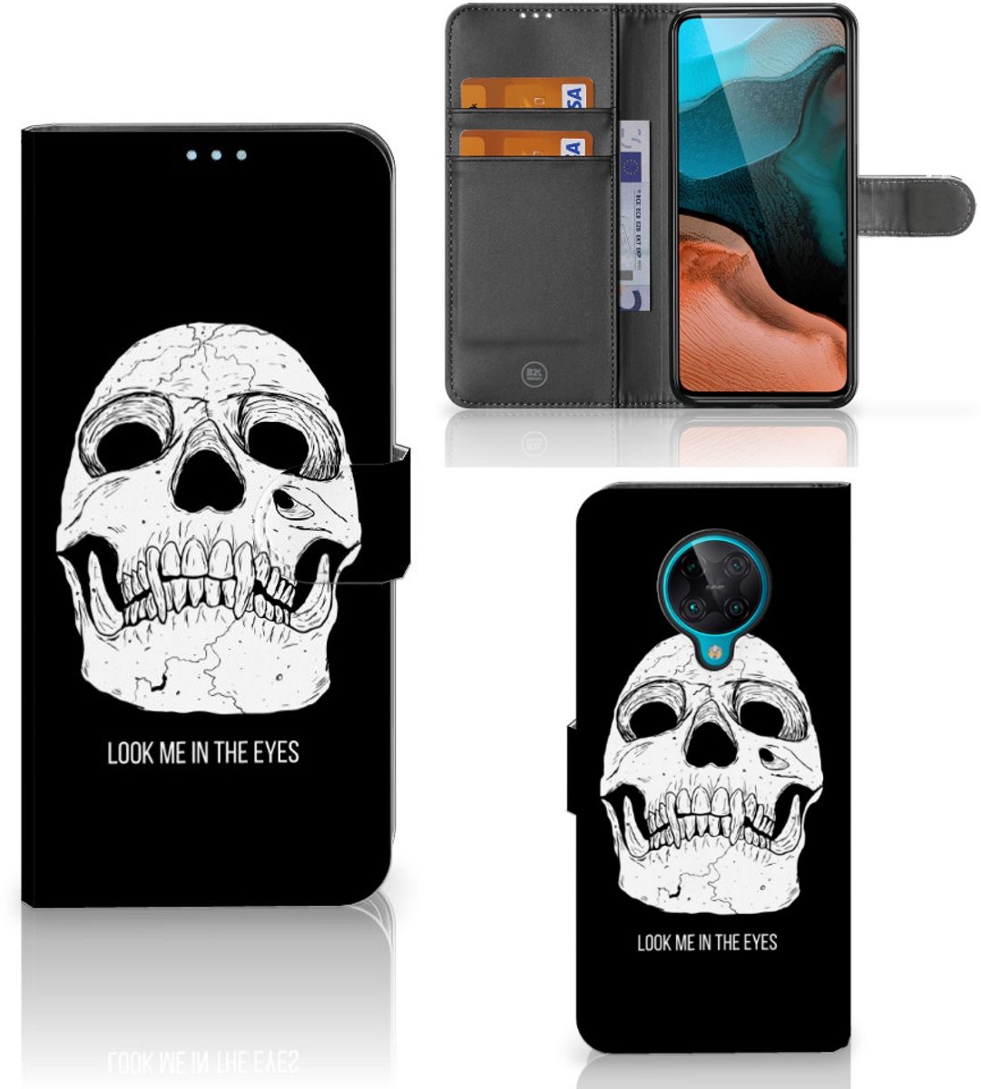 Telefoonhoesje met Naam Xiaomi Poco F2 Pro Skull Eyes