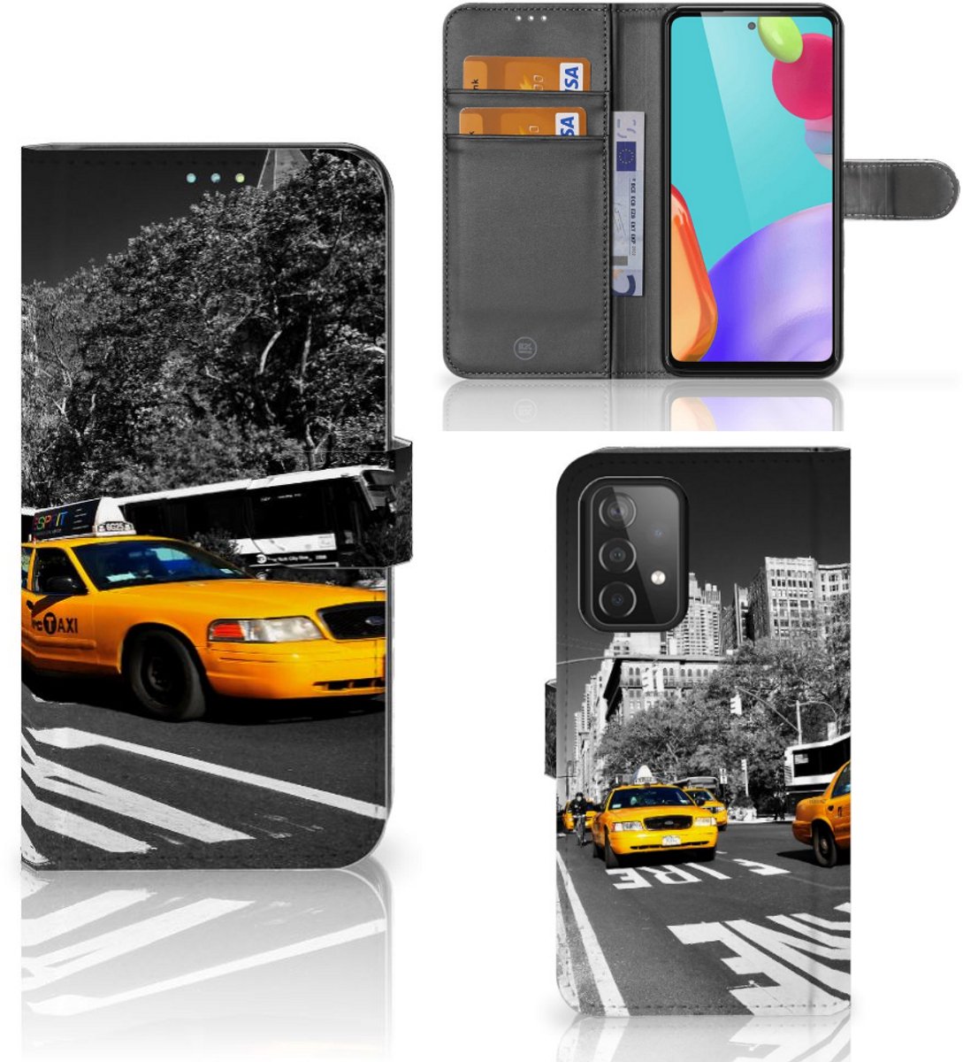 Samsung Galaxy A52 Flip Cover New York Taxi