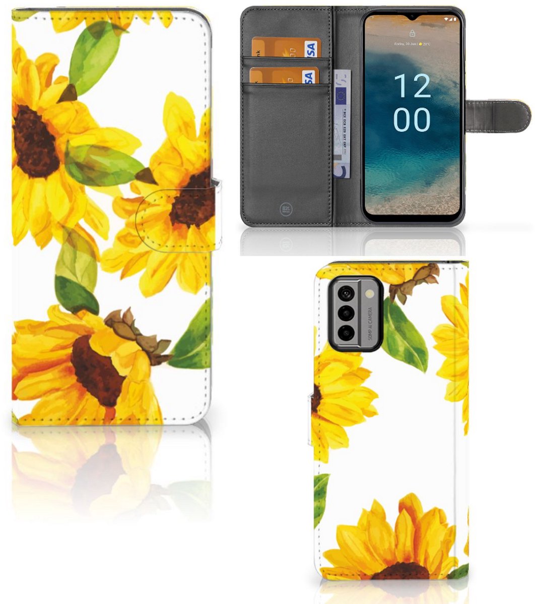 Hoesje voor Nokia G22 Zonnebloemen