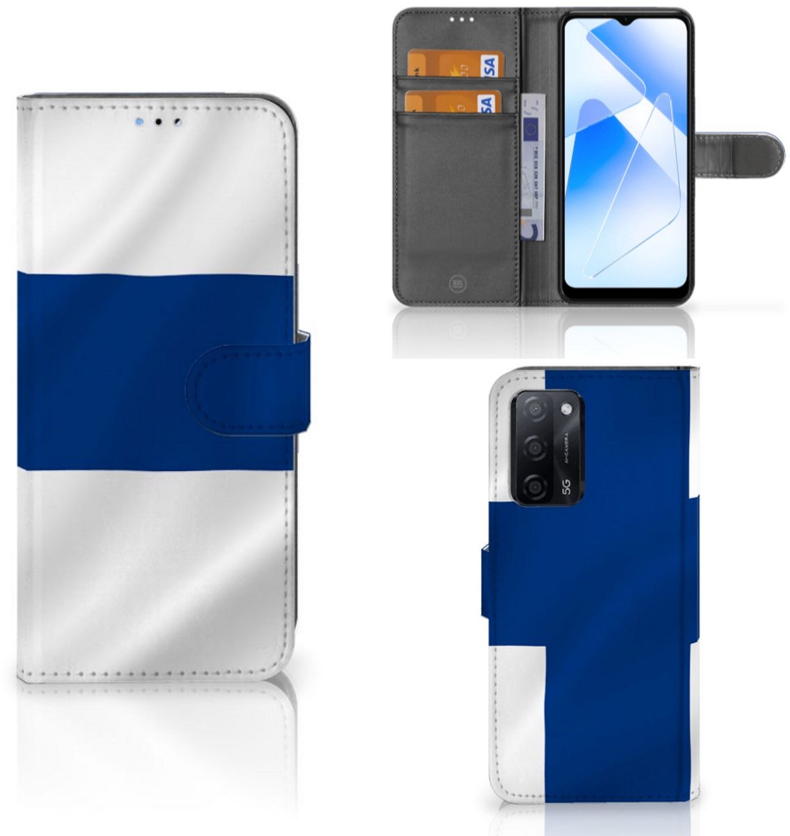 OPPO A16/A16s/A54s Bookstyle Case Finland