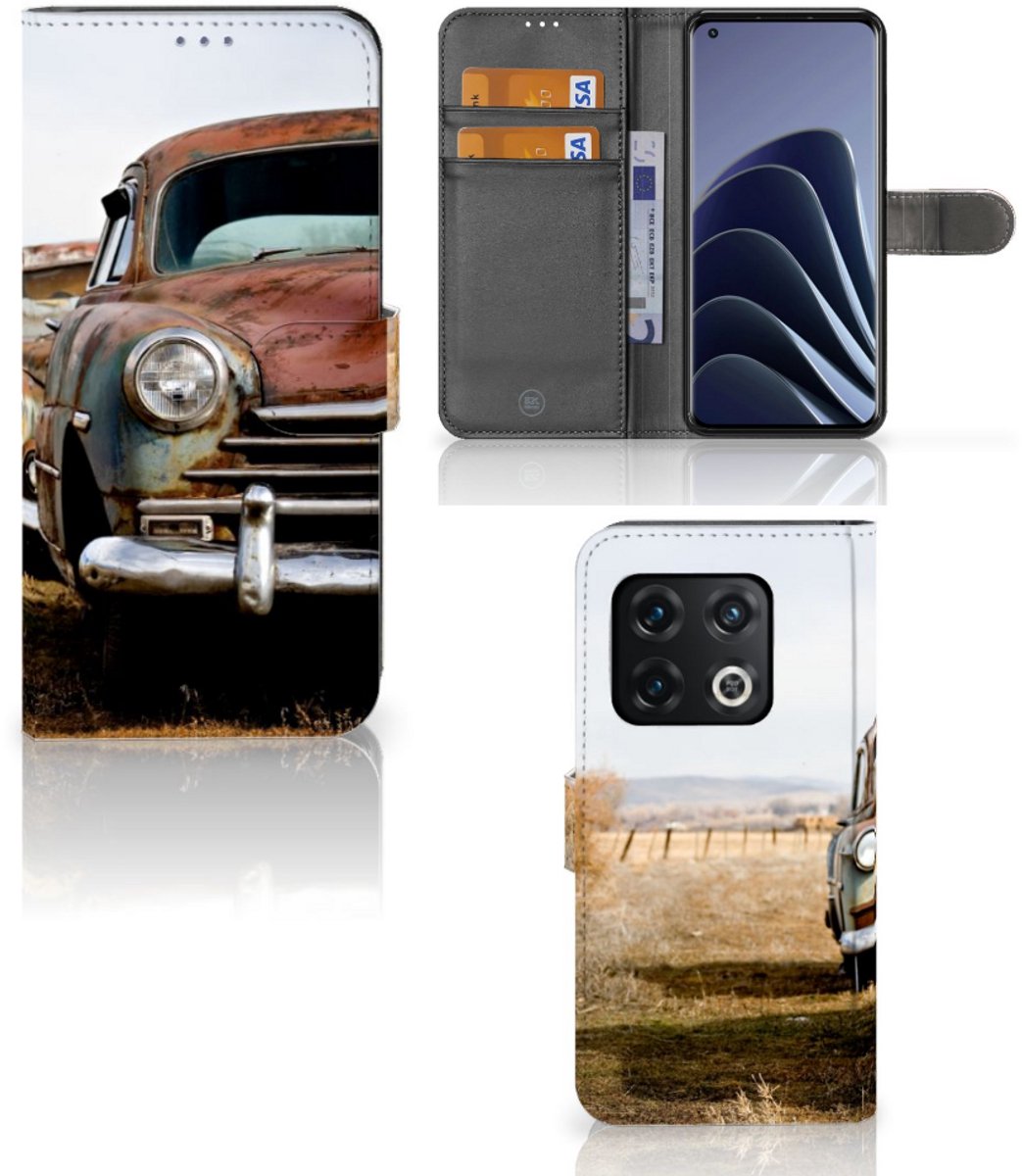 OnePlus 10 Pro Telefoonhoesje met foto Vintage Auto