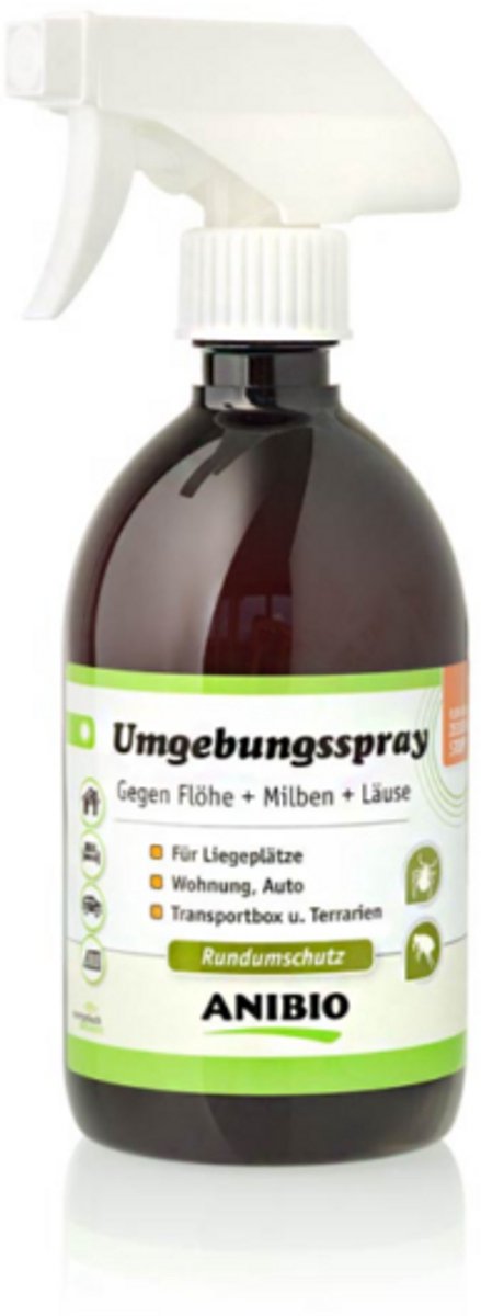 Bol.com ANIBIO Omgevingsspray tegen vlooien mijten en luizen - 500 ml aanbieding