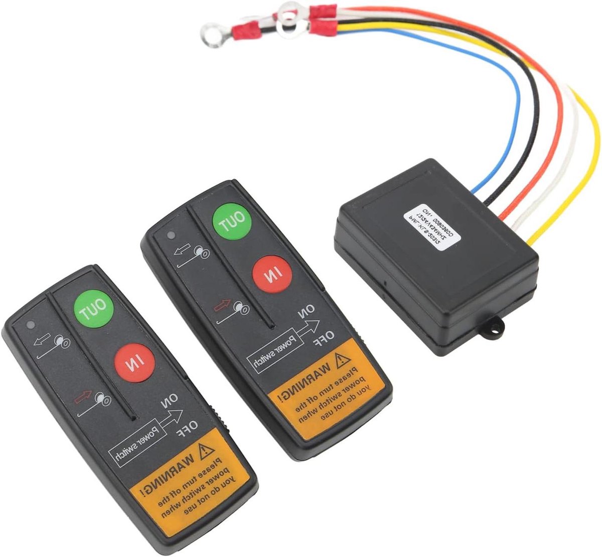 Lier Controller Set, Draadloze Lier Afstandsbediening Kit 75ft Bereik 12V 24V Hoge Gevoeligheid Universeel voor Auto ATV Truck