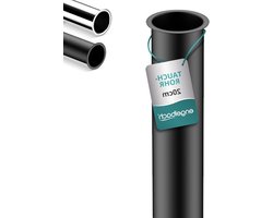 Engelbach® universele dompelbuis voor sifon 200 mm – verlenging voor design sifon, buissifon, kopsifon 1 1/4 inch x 32 mm, mat zwart
