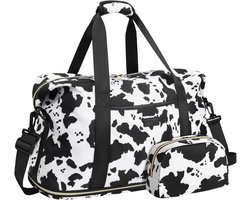 Capolo Expandable Weekender Bag Women's Travel Bag Women Hospital Bag for Birth and Childbirth Waterproof Lightweight with Toiletry Bag and Shoe Bag