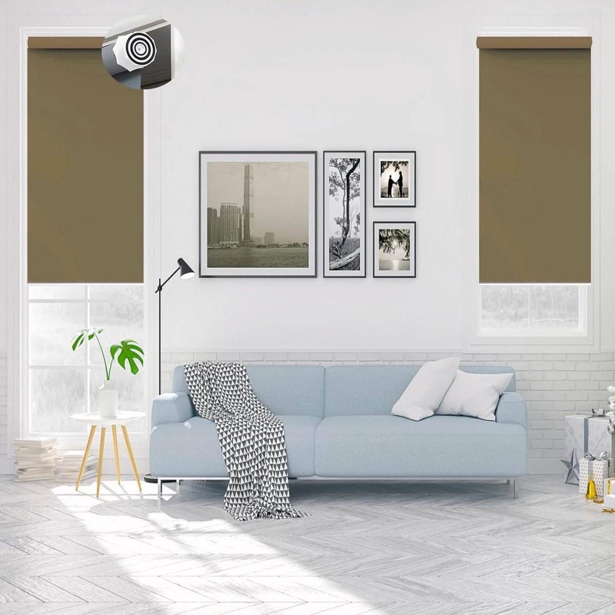 Rolluiken verduisterende 35 x 100 cm Bescherming Tegen Zon En Inkijk Raamjaloezie zonwerin