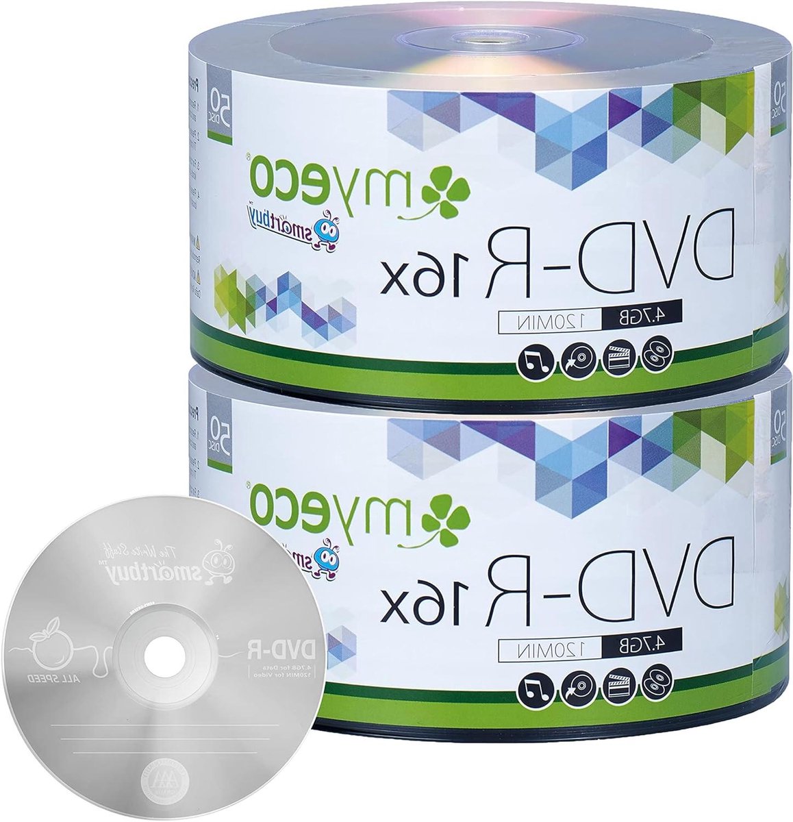 DVD-R Media - Blanco Disc - Data Archiveren - 16x Schrijfsnelheid - 4.7 GB - Zilver