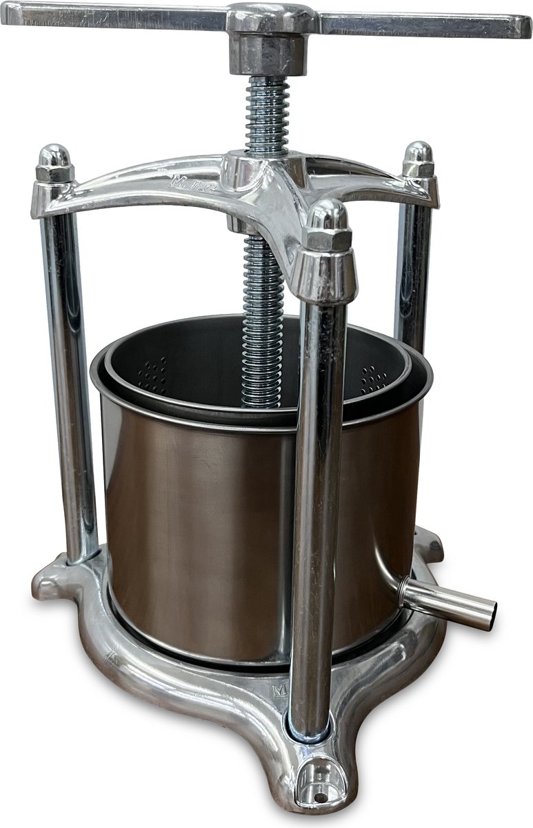 M.F.G. - Fruitpers - 2,25L inhoud - RVS bakje - Aluminium constructie