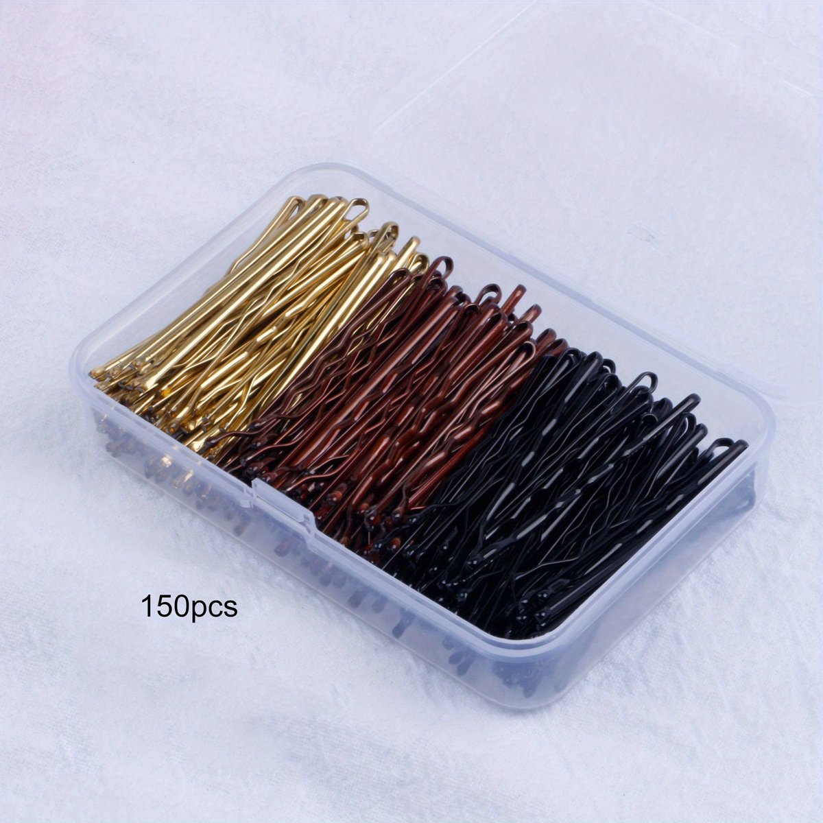 Livé® Goud Haarspelden – 150 Stuks U-Vormige Bobby Pins