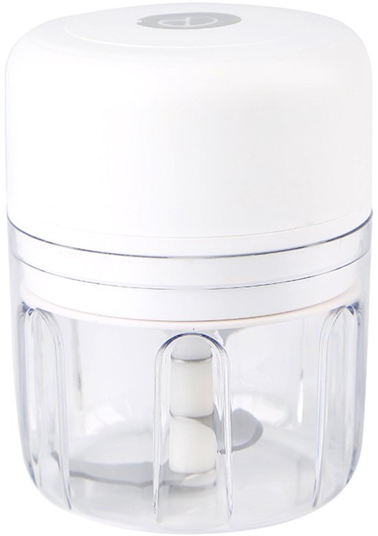 Elektrische Mini Hakker - Keukenmachine Groente - Snel Ingrediënten Snijden - Eén Druk Op Knop - 250 ml Capaciteit - Roze — afbeelding 4