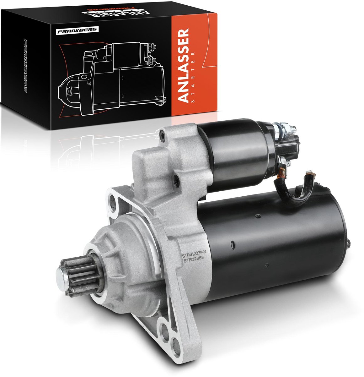 Frankberg 1x startmotor voor VW Caddy III MPV Bestelwagen/MPV