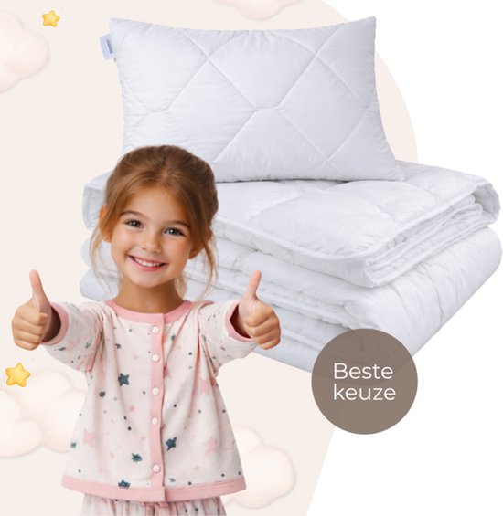 Parure de lit pour enfant Ukkie toutes saisons 120 x 150 cm avec oreiller 60 x 70 cm