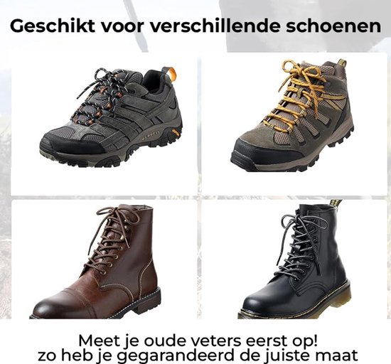 The Kicks Don Berg/Wandel Veters - Wit/Grijs- 180CM
