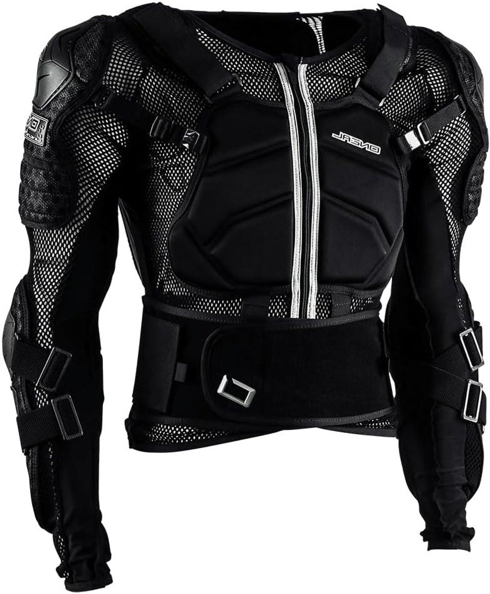 Protector Jas Jeugd - Beschermend Jack Motorcross - Motorcross Rijden - Slagvaste Kunststof IPX Materiaal - Uniseks Volwassen - Zwart