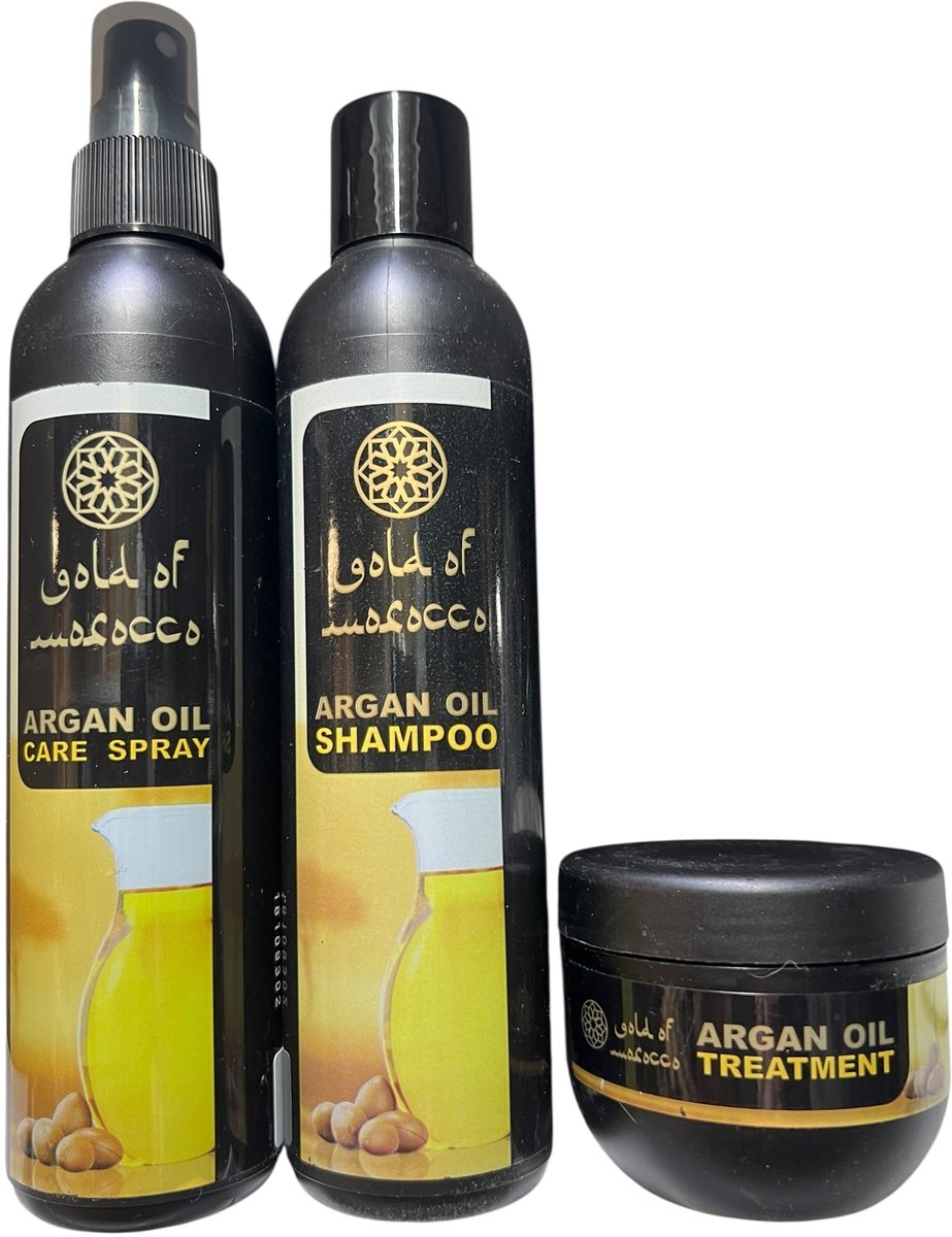 Gold of Marocco Shampoo + Leave in Conditioner + Masker