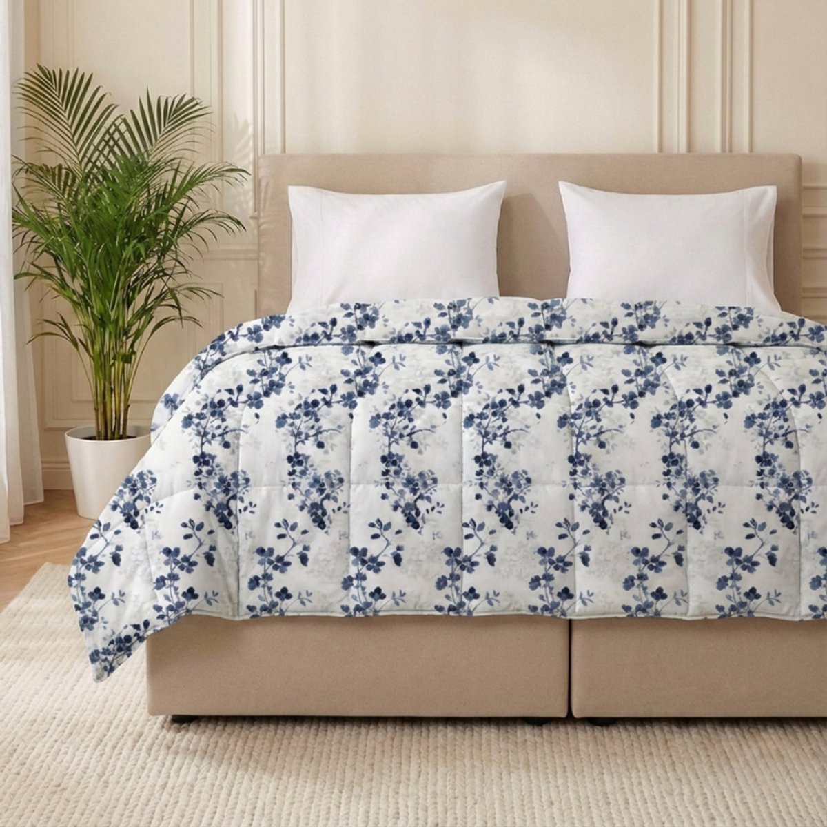 Dekbed-Discounter - Fresh and Co Dekbed Zonder Overtrek 200 x 200 cm - Wasbaar dekbed - Wasbaar op 40 graden - Verkoelend dekbed - Tranquility