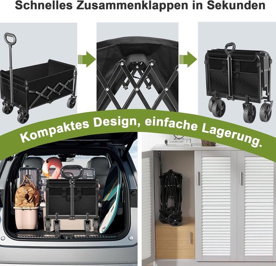 Bolderwagen - Bolderkar - Strandkar - tuin kar van Merkloos — afbeelding 5
