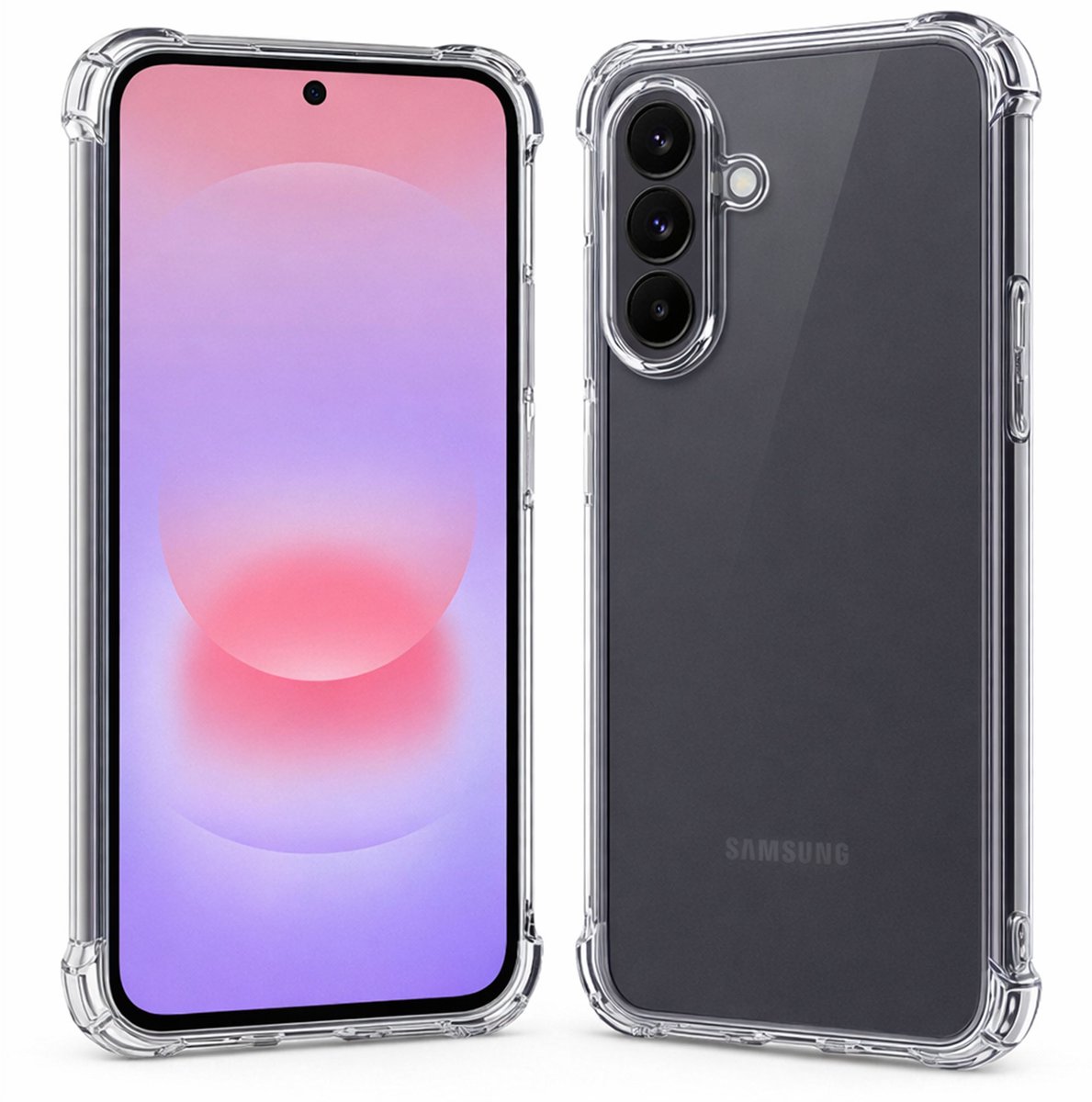 TechNow Hoesje geschikt voor Samsung Galaxy A57 – Extreme Shockproof Case – Transparant