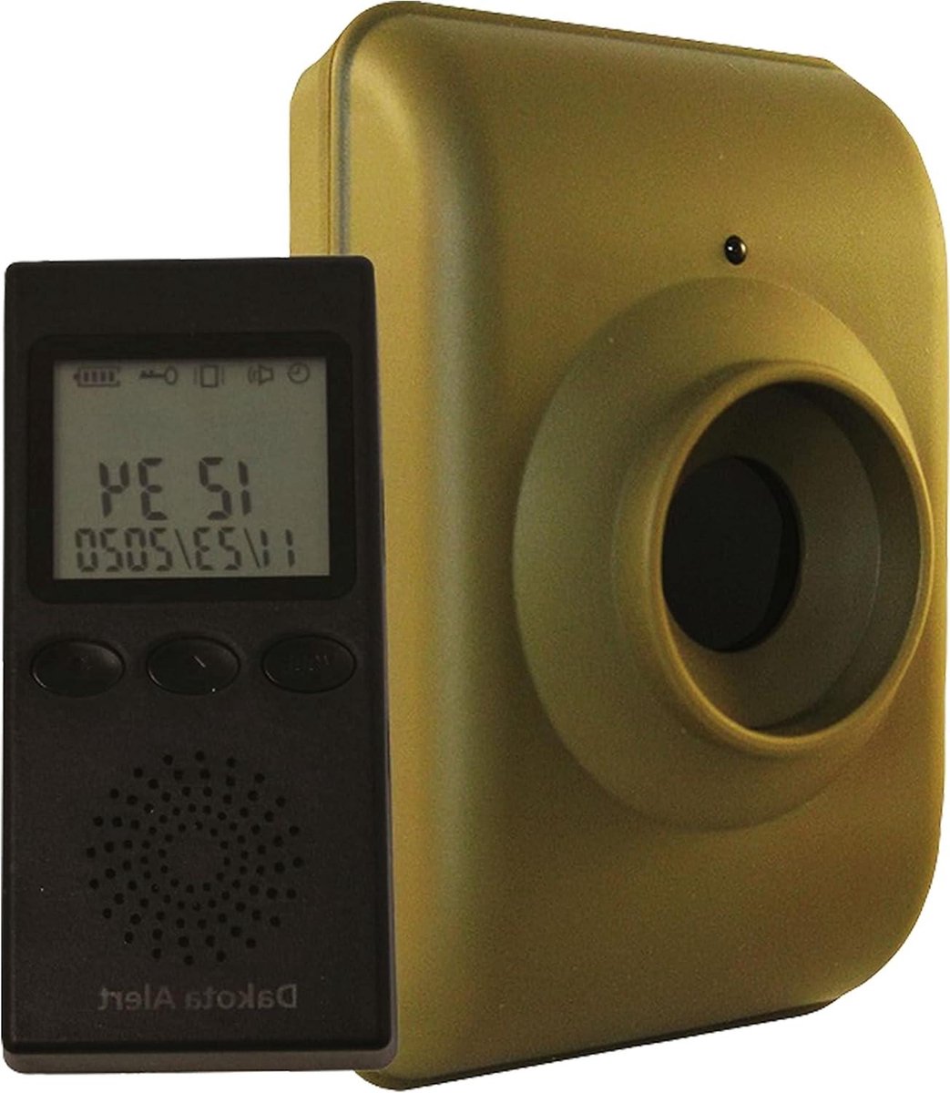 Draadloos Bewegingsmelder Systeem - Alarm Apparaat Outdoor - Perimeter Beveiligen - 1 Mijl Bereik - 16 Zones - Zwart