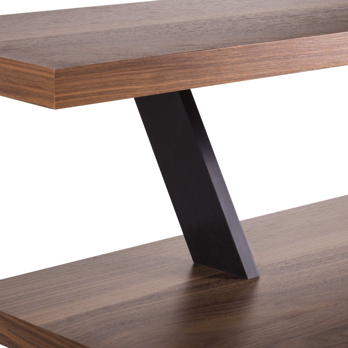 Barconsole Counter schuin van Aluminium zwart geëloxeerd H: 178 mm