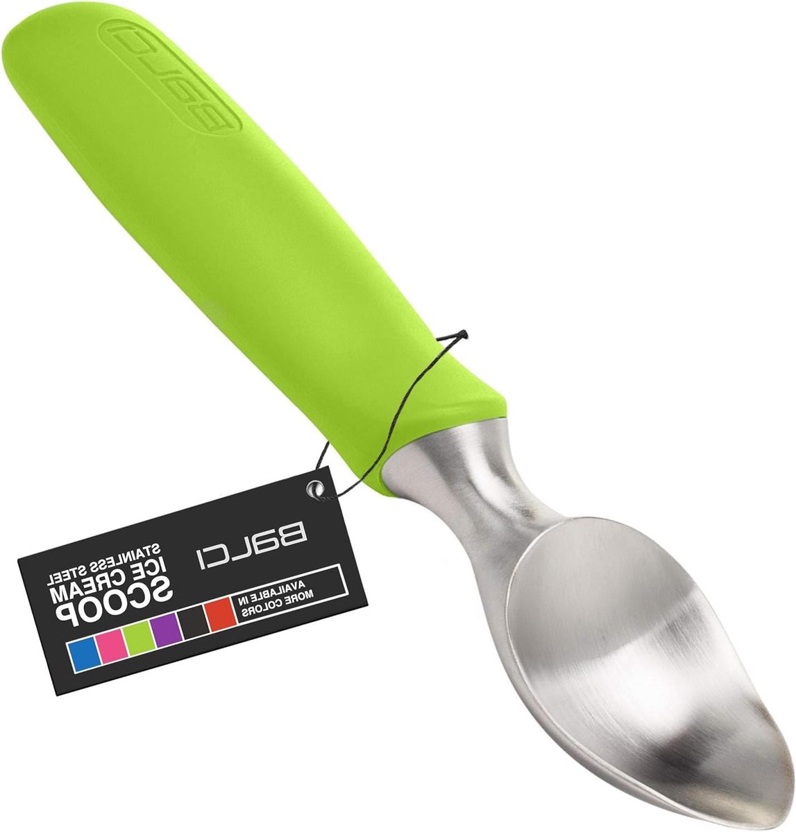 IJsschep - Ijslepel Scooper - IJs Scheppen - Puntige Beitelpunt - 23 cm - Groen