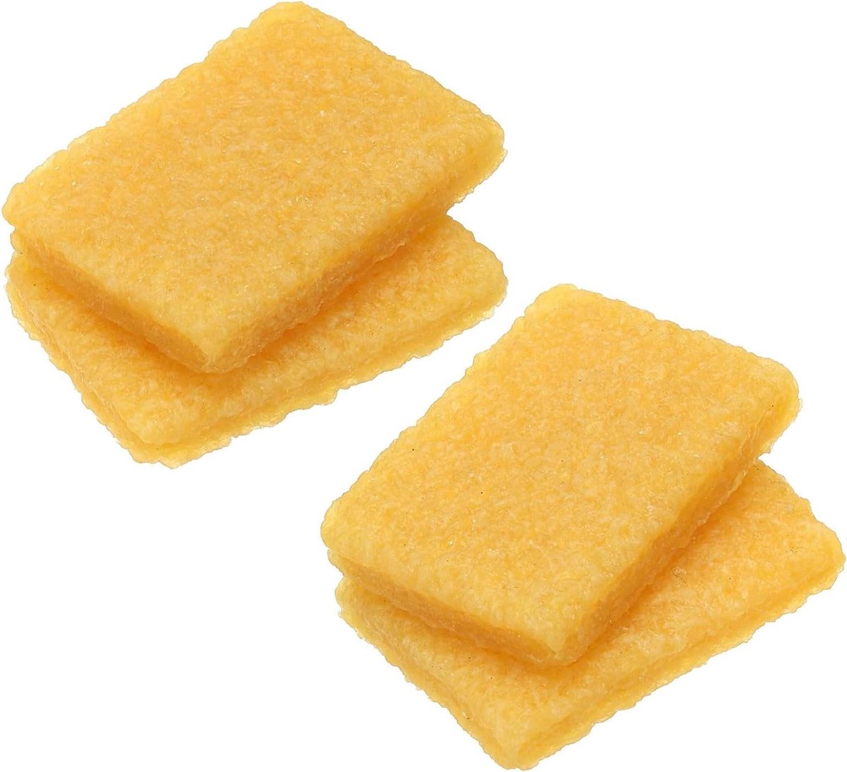 Lijmresten Gum - Plakresten Verwijderaar - Ondergrond Schoonmaken - Flexibel Rubber - 6 stuks 50x35mm - Geel