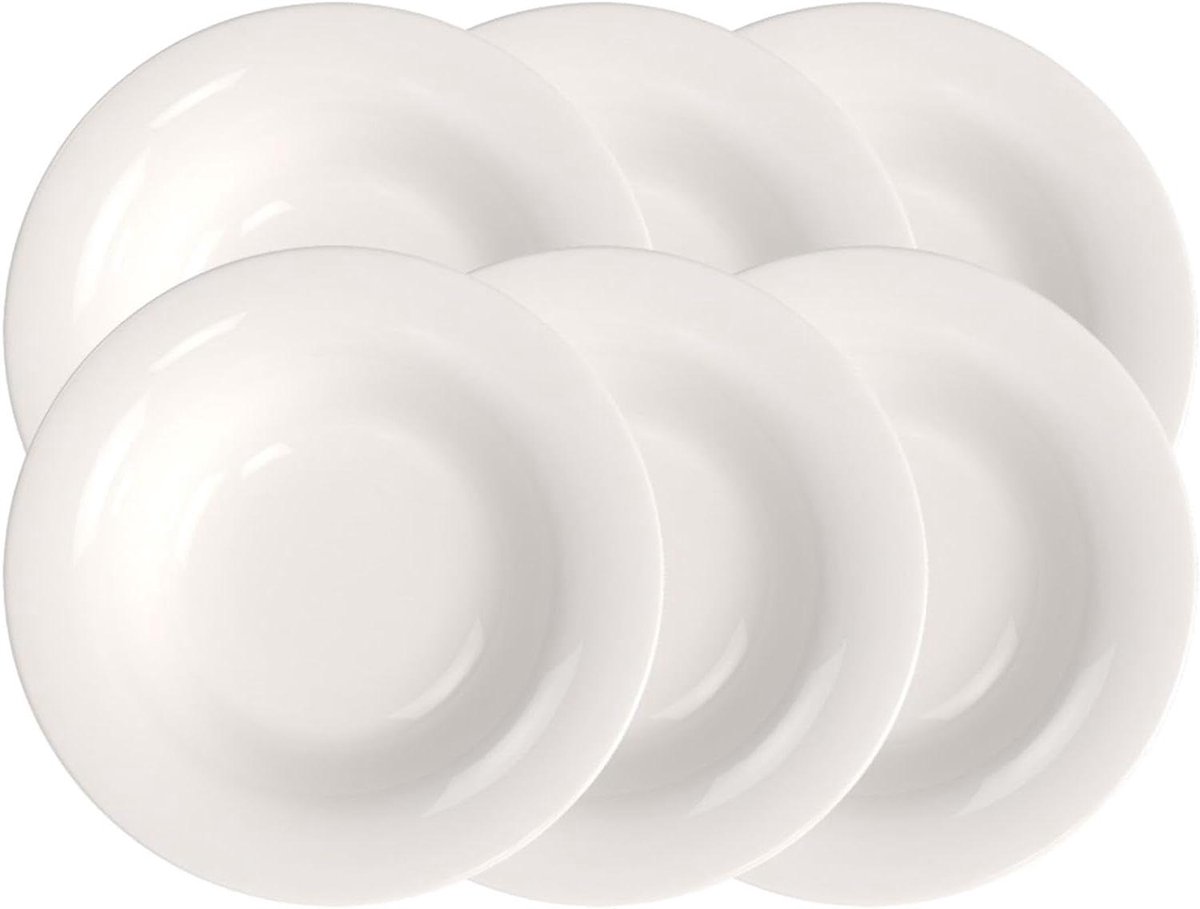 Soepborden Set - Diepe Borden - Maaltijden Serveren - Vaatwasmachinebestendig - 231 cm - Wit